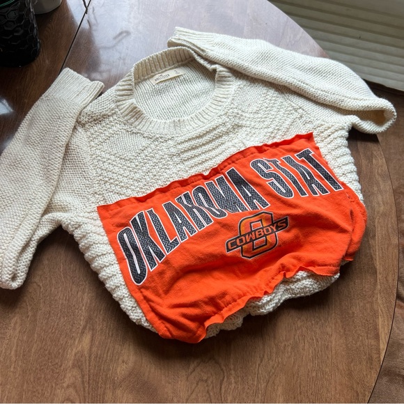 Oklahoma State drawstring crop sweater 404 - Picture 1 of 1